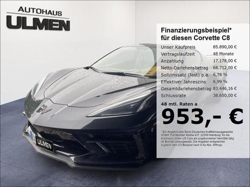 Schwarz Gebraucht 2022 Corvette C8 | 85.890 € - Bild 1/4