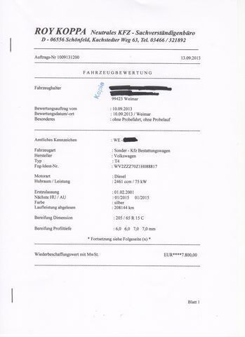 Gebraucht VW T4 2001 Silber metallic Van