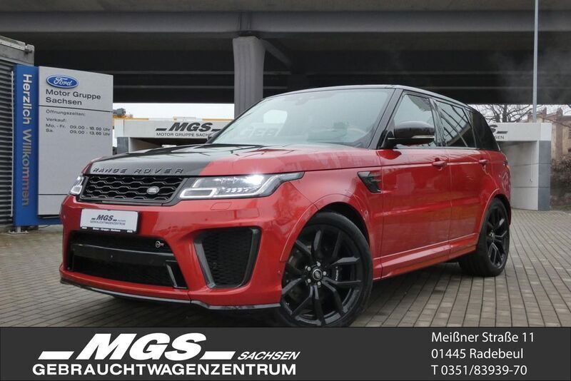 Sanguinello orange Gebraucht 2021 Land Rover Range Rover Sport SVR SUV | 99.500 € - Bild 1/4
