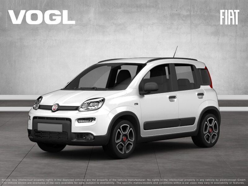 Gelato weiß Neu 2024 Fiat Panda Kleinwagen | 12.610 € - Bild 1/4