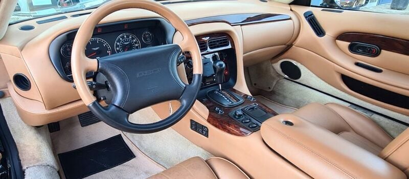 Gebraucht Aston Martin DB7 332 PS (244 kW) 1997 Schwarz Cabrio