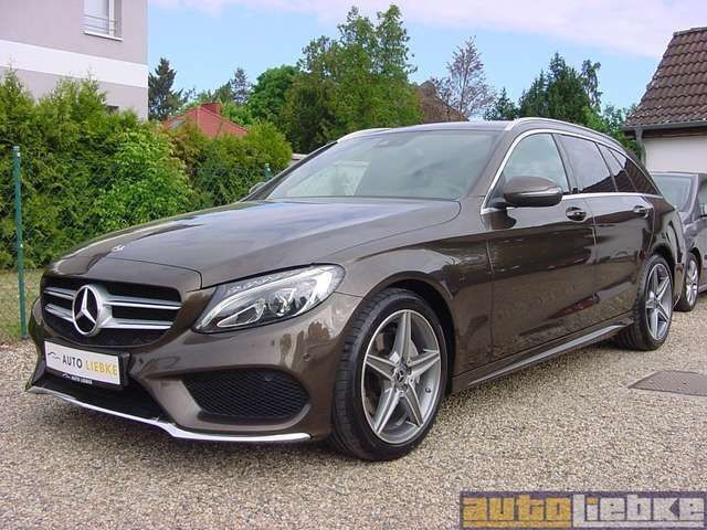 Citrinbrownmetallic Gebraucht 2017 Mercedes C180 AMG line Kombi | 18.790 € (Fairer Preis) - Bild 1/4