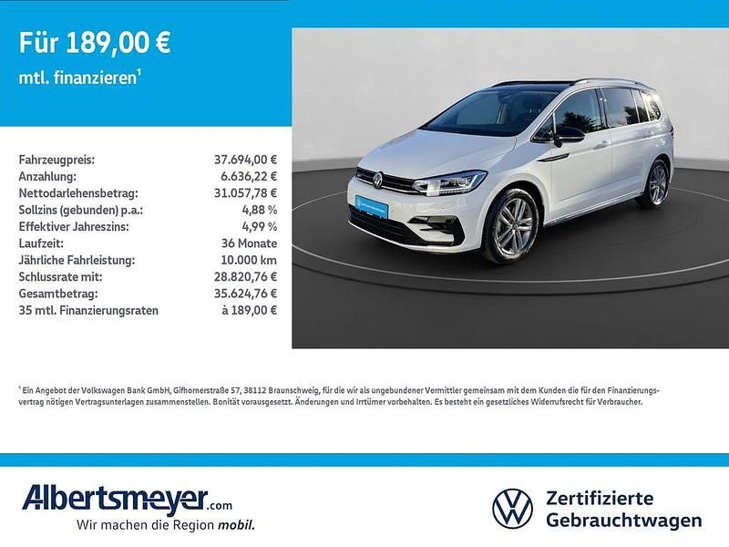 Weiß Gebraucht 2025 VW Touran Highline Van / Kleinbus | 37.694 € (Etwas zu teuer) - Bild 1/4