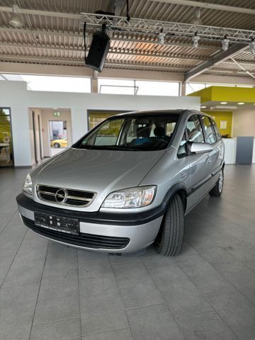 Silber Gebraucht 2003 Opel Zafira Elegance Van / Kleinbus | 999 € (Superpreis) - Bild 1/4