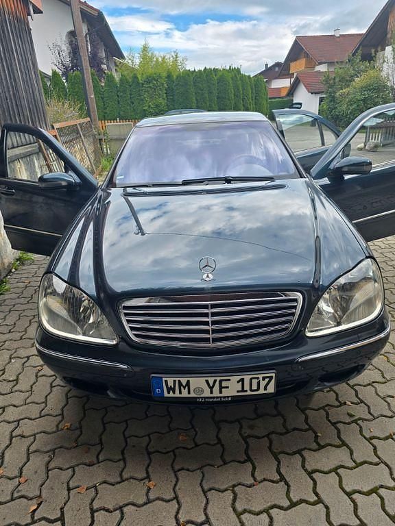 Schwarz Gebraucht 2000 Mercedes S430 Limousine | 3.500 € (Superpreis) - Bild 1/4