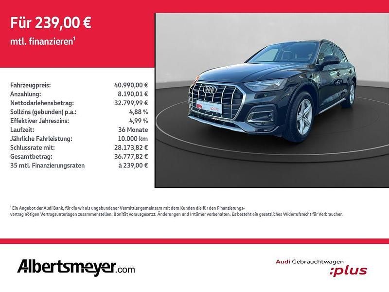 Mythosschwarz metallic Gebraucht 2022 Audi Q5 Ambiente SUV | 39.990 € (Guter Preis) - Bild 1/4