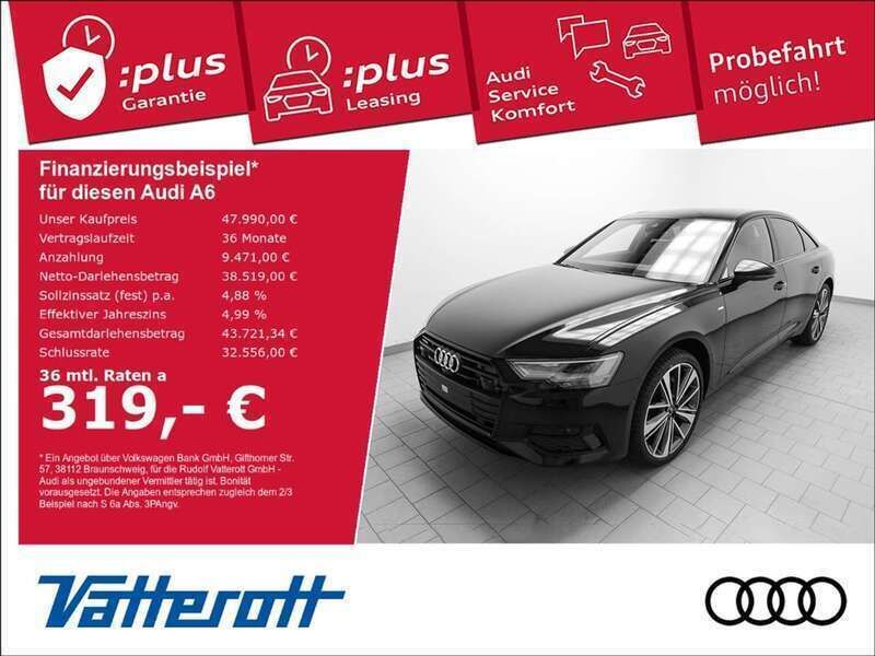 Schwarz Gebraucht 2023 Audi A6 S-Line Limousine | 47.990 € (Fairer Preis) - Bild 1/4