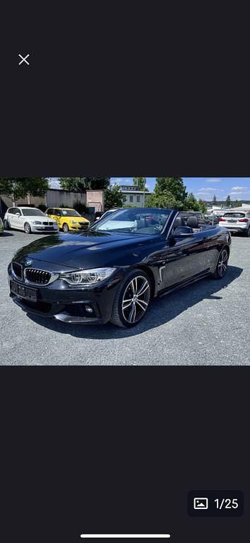Schwarz Gebraucht 2017 BMW 420 M Sport Cabrio | 22.490 € (Fairer Preis) - Bild 1/4