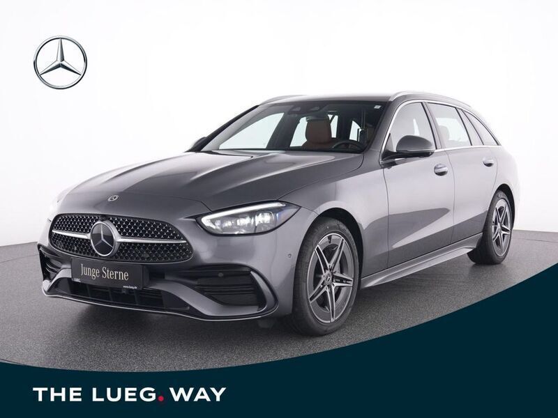 Metalliclack selenitgrau Gebraucht 2023 Mercedes C300 AMG Kombi | 46.885 € (Fairer Preis) - Bild 1/4