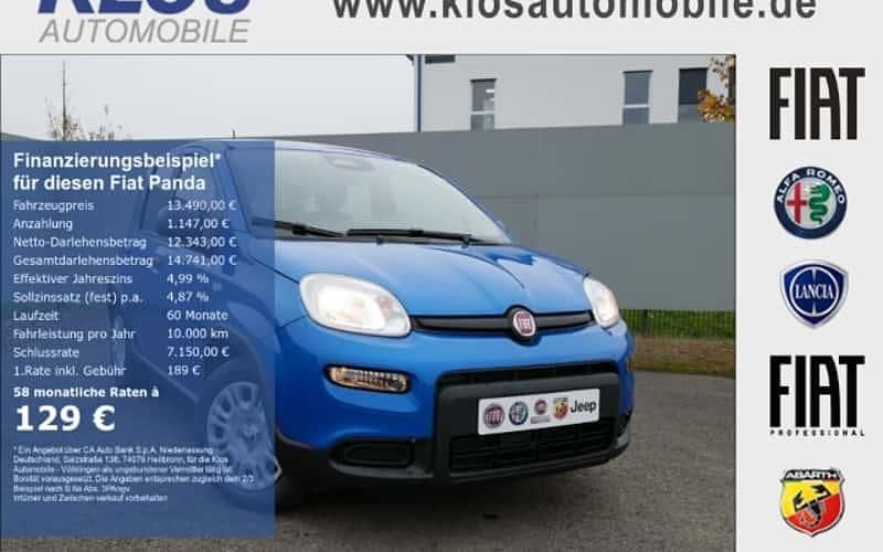 Blau Gebraucht 2024 Fiat Panda Kleinwagen | 13.490 € (Fairer Preis) - Bild 1/4