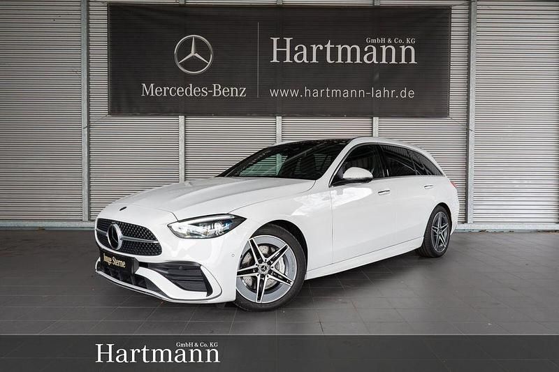Gebraucht Mercedes C300 AMG Line Premium Plus 265 PS (194 kW) 2024 Unilack polarweiß Kombi