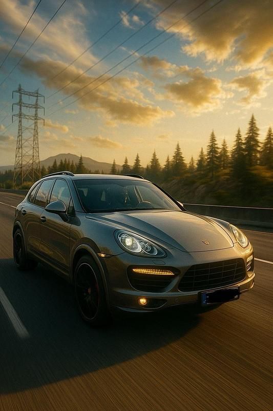 Grau Gebraucht 2011 Porsche Cayenne Turbo SUV | 26.850 € (Teuer) - Bild 1/4