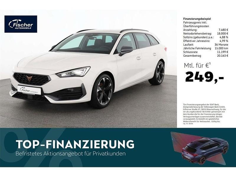 Weiss Gebraucht 2023 Cupra Leon Kombi | 25.480 € (Guter Preis) - Bild 1/4