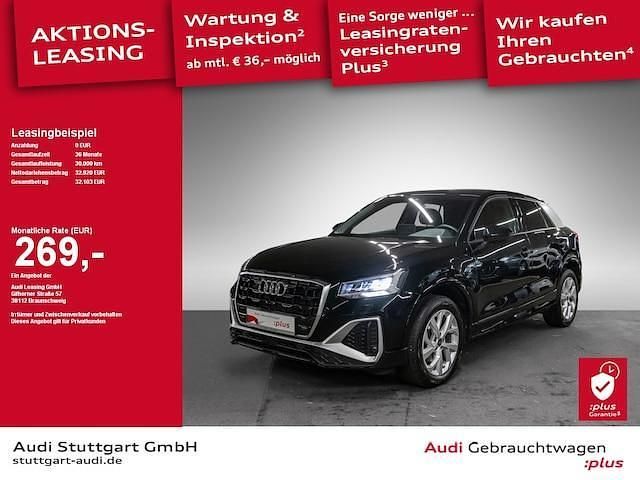 Mythosschwarz metallic Gebraucht 2024 Audi Q2 S-Line SUV | 32.920 € (Fairer Preis) - Bild 1/1