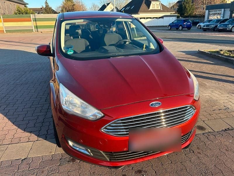 Gebraucht Ford C-MAX Titanium 120 PS (88 kW) 2015 Rot Van / Kleinbus