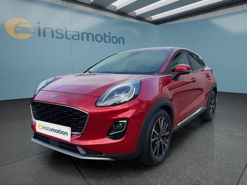 Rot Gebraucht 2021 Ford Puma Titanium SUV | 16.649 € (Fairer Preis) - Bild 1/4