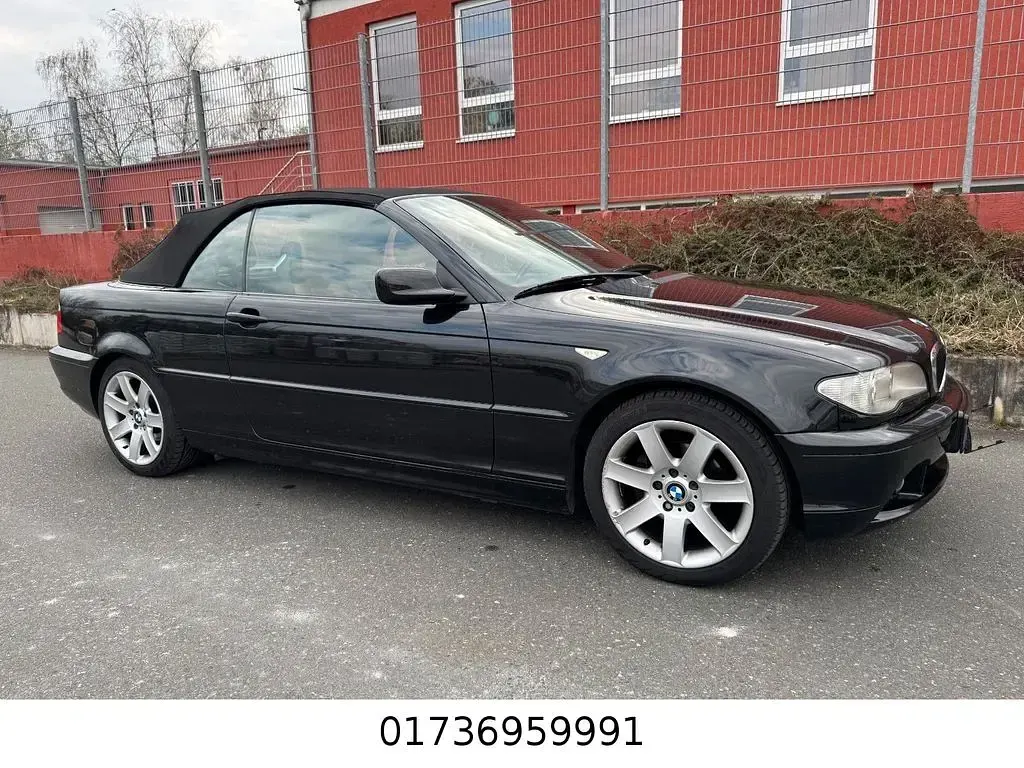 Gebraucht BMW 318 Cabriolet 143 PS (105 kW) 2004 Schwarz Cabrio
