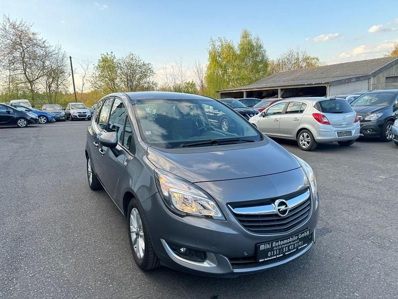 Grau Gebraucht 2015 Opel Meriva Style Van / Kleinbus | 7.950 € (Fairer Preis) - Bild 1/4
