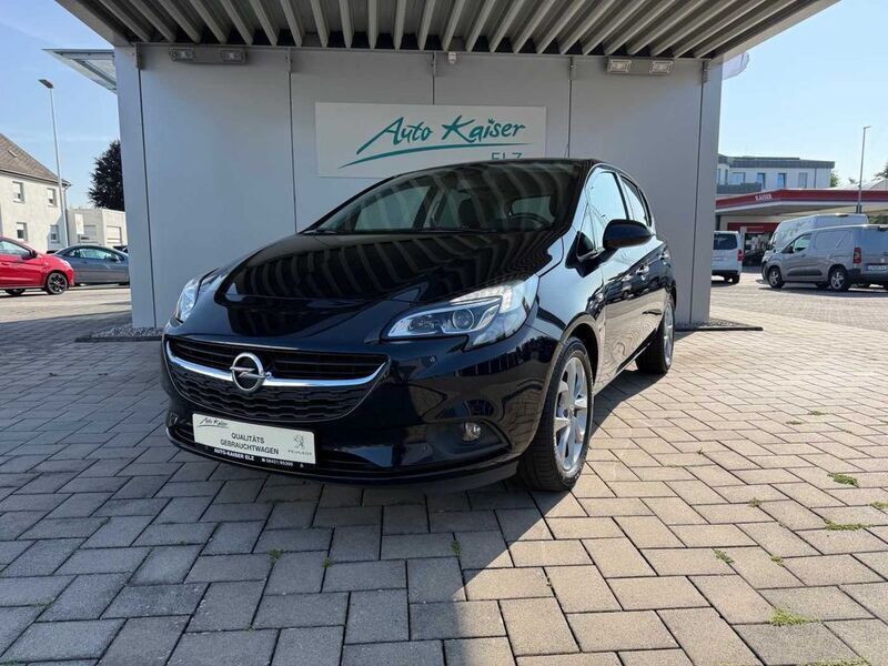 Schwarz (metallic) Gebraucht 2018 Opel Corsa Limousine | 10.490 € (Teuer) - Bild 1/4
