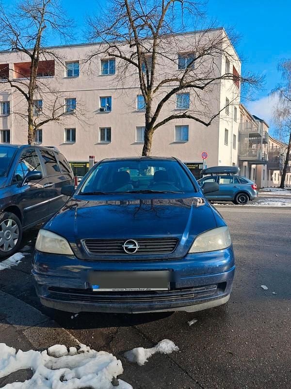 Blau Gebraucht 2002 Opel Astra Limousine | 600 € (Superpreis) - Bild 1/4