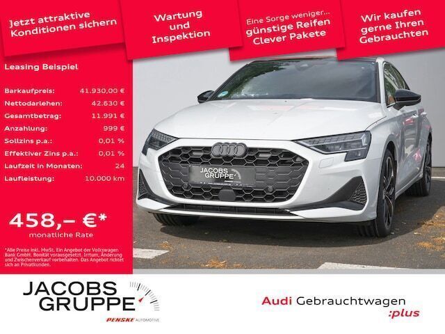 Gletscherweiß metallic Gebraucht 2025 Audi A3 Advanced Plus | 41.930 € - Bild 1/2