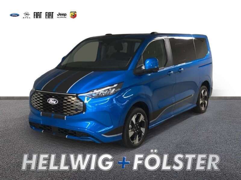 Digital aqua blue metallic Neu 2024 Ford Tourneo Sport Van / Kleinbus | 64.990 € (Guter Preis) - Bild 1/4