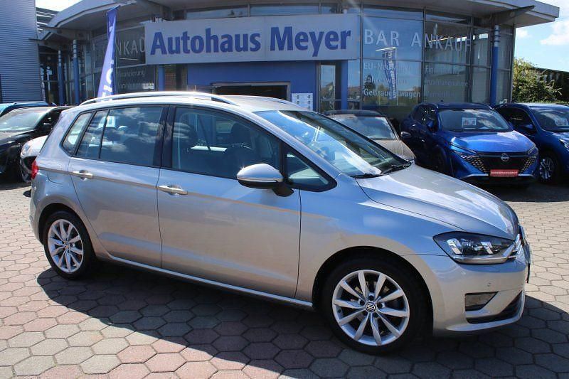 Silber Gebraucht 2017 VW Golf Sportsvan Van / Kleinbus | 11.910 € (Guter Preis) - Bild 1/4