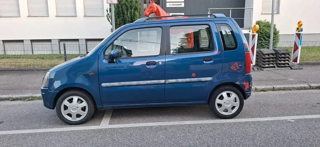 Gebraucht Opel Agila Design Edition 75 PS (55 kW) 2003 Blau Van / Kleinbus