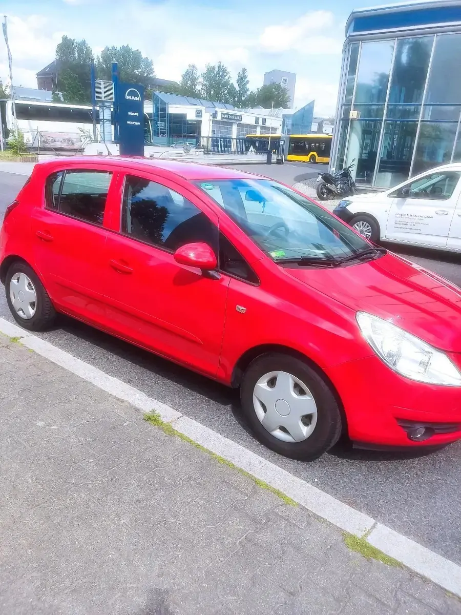 Gebraucht Opel Corsa 80 PS (58 kW) 2007 Rot Kleinwagen
