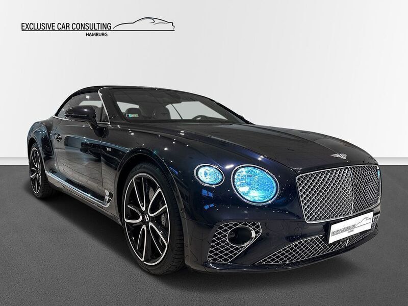 Blau Gebraucht 2021 Bentley Continental GT Convertible Cabrio | 204.990 € (Teuer) - Bild 1/4