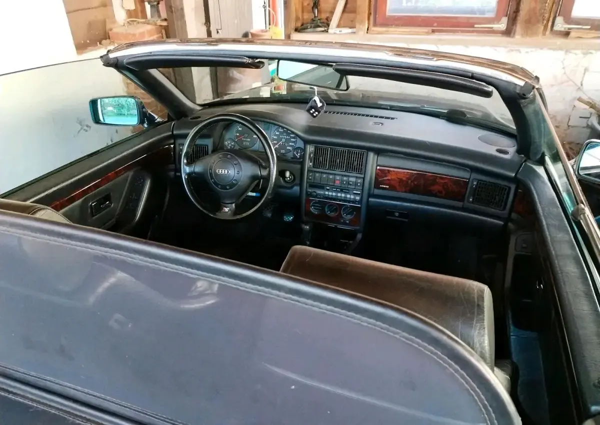 Gebraucht Audi Cabriolet 90 PS (66 kW) 1996 Blau Cabrio