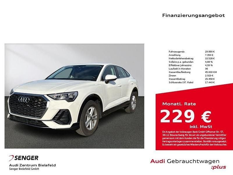 Ibisweiß Gebraucht 2023 Audi Q3 Sportback Ambiente SUV | 29.880 € (Superpreis) - Bild 1/4