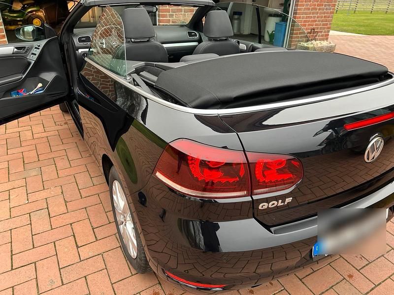 Gebraucht VW Golf Cabriolet 105 PS (77 kW) 2014 Schwarz Cabrio
