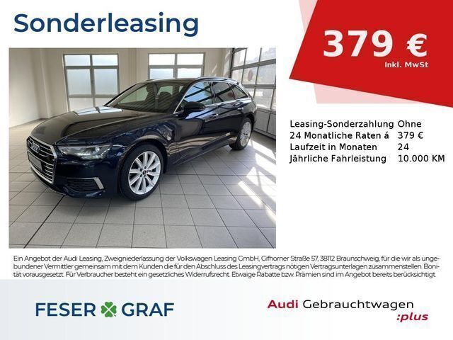 Blau Gebraucht 2022 Audi A6 Design Kombi | 50.800 € - Bild 1/4