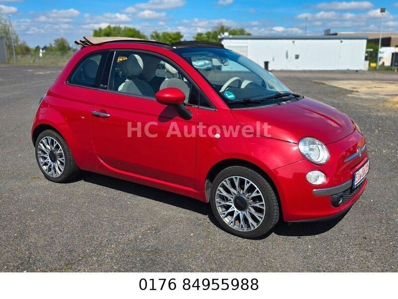 Rot Gebraucht 2010 Fiat 500C Lounge Cabrio | 5.499 € (Guter Preis) - Bild 1/4