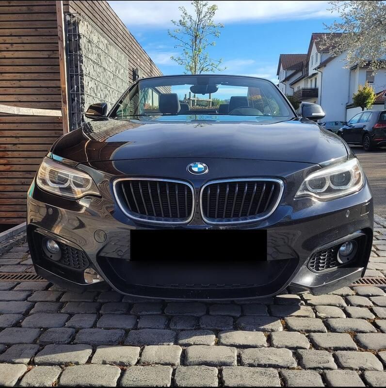 Schwarz Gebraucht 2016 BMW 220 M Sport Cabrio | 17.900 € (Guter Preis) - Bild 1/4