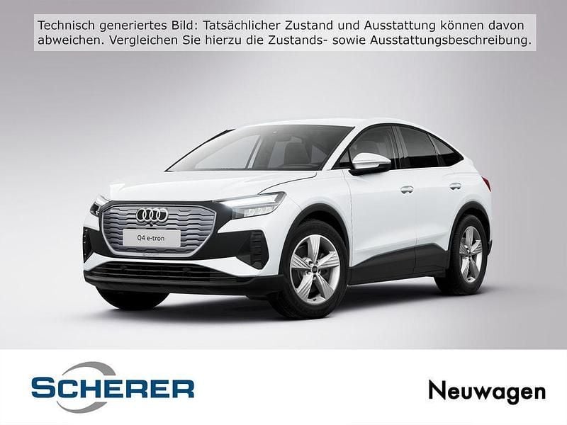 Weiß Neu 2025 Audi Q4 Sportback e-tron Sport SUV | 51.490 € (Superpreis) - Bild 1/4