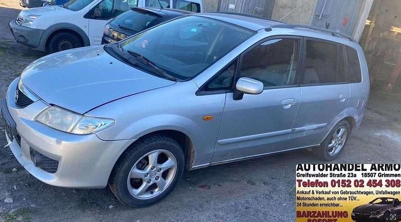 Sunlight silver Gebraucht 2004 Mazda Premacy Comfort Van / Kleinbus | 450 € (Superpreis) - Bild 1/4