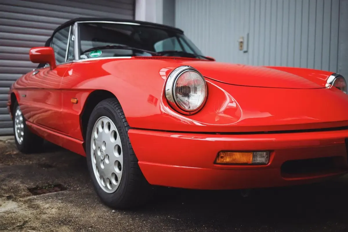 Gebraucht Alfa Romeo Spider 120 PS (88 kW) 1992 Rot Cabrio