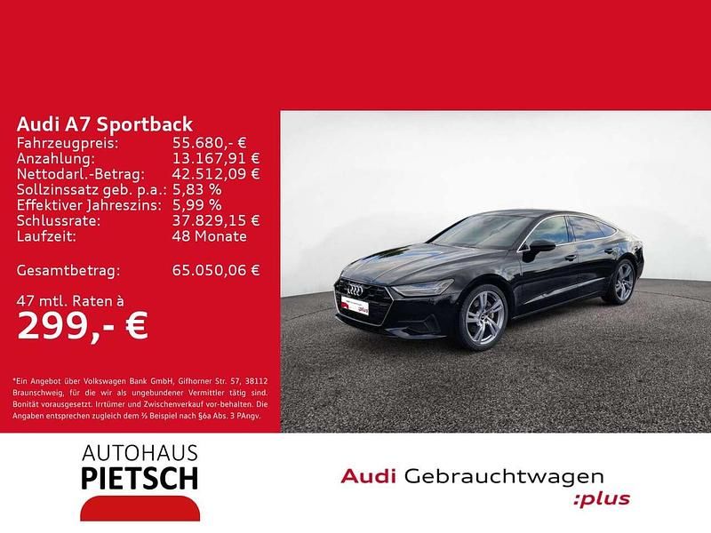 Mythosschwarz metallic Gebraucht 2025 Audi A7 Ambiente Kleinwagen | 55.680 € (Fairer Preis) - Bild 1/4