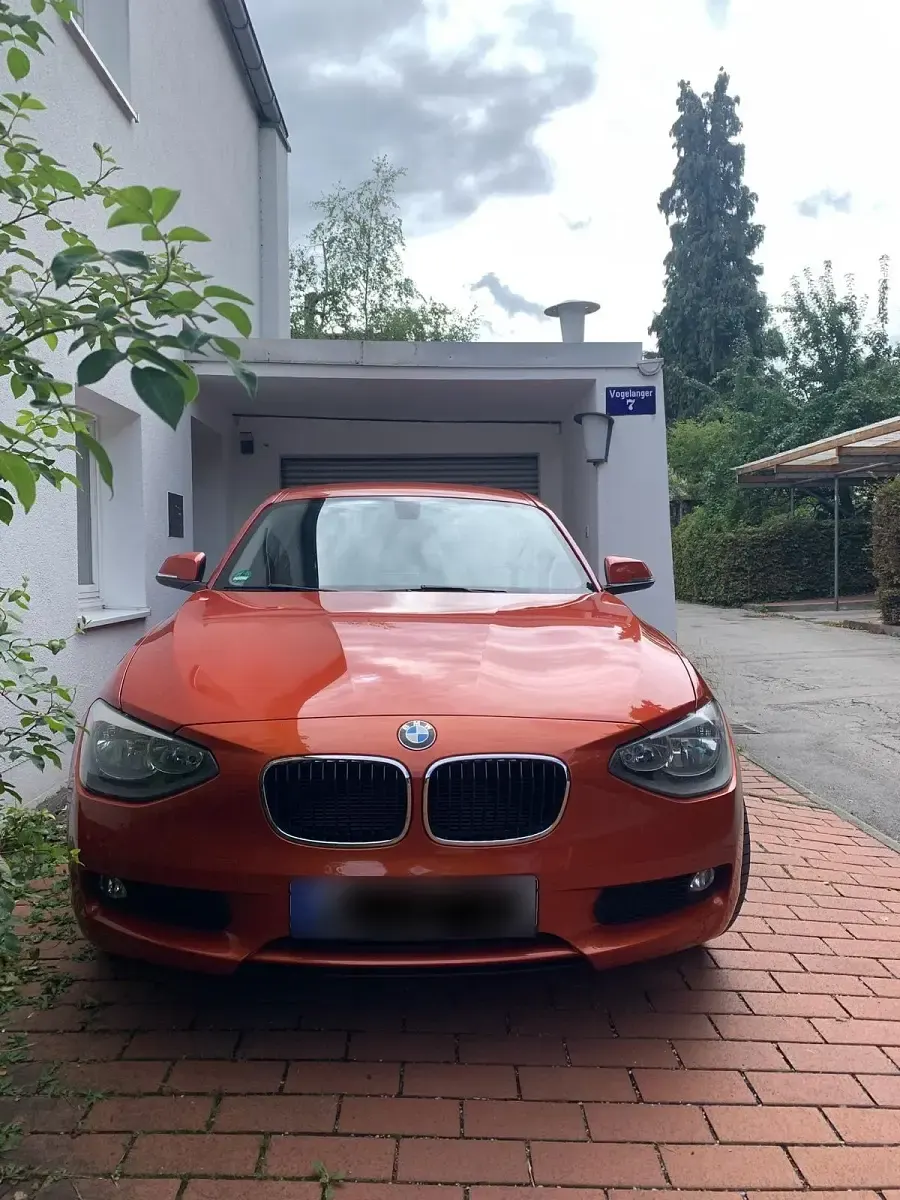 Gebraucht BMW 116 136 PS (100 kW) 2012 Orange Kleinwagen
