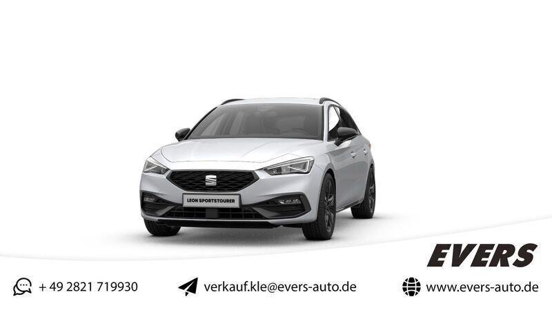 Glacial weiß metallic Neu 2025 Seat Leon Black Edition Limousine | 38.450 € - Bild 1/4