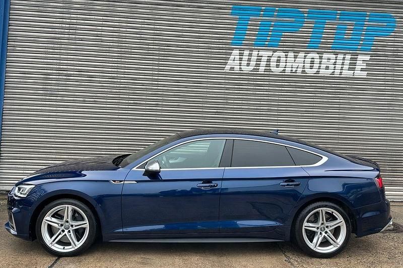 Blau Gebraucht 2019 Audi S5 Sportback Sport Kleinwagen | 36.900 € (Fairer Preis) - Bild 1/4