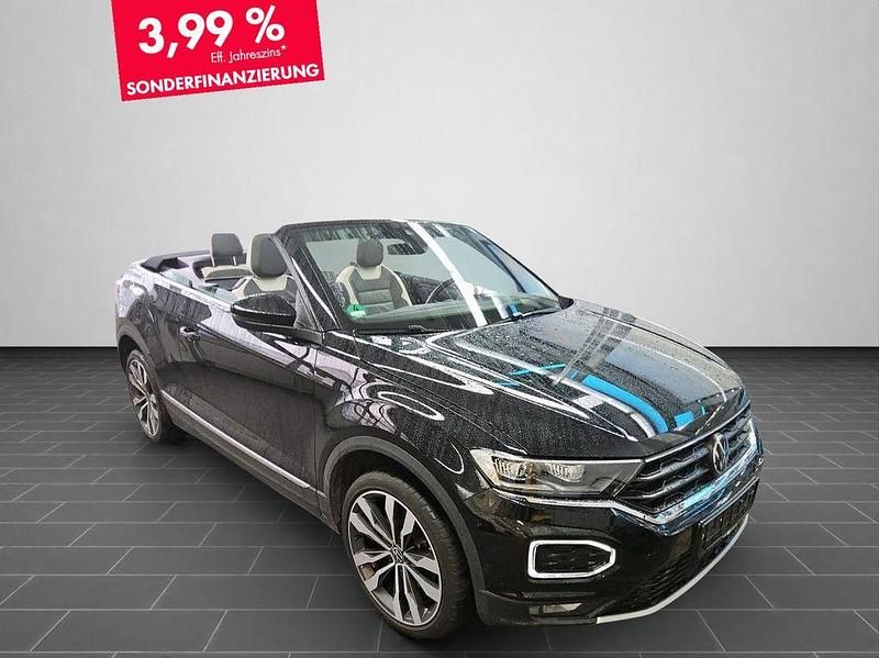 Gebraucht VW T-Roc Cabriolet Style 150 PS (110 kW) 2021 Deep black perleffekt schwarz Cabrio