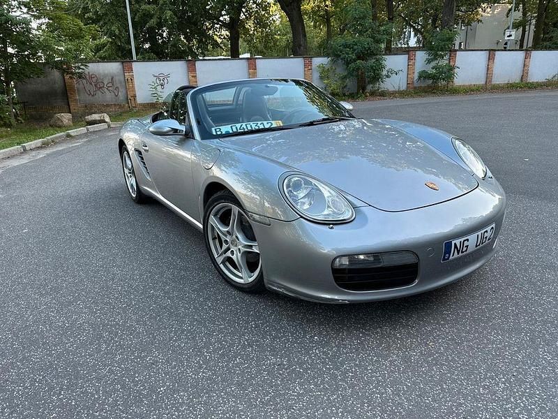 Second-hand Porsche Boxster 245 CP (180 kW) 2009 Argintiu Cabrio