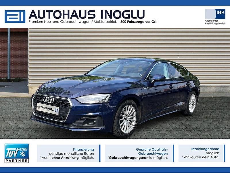 Blau Gebraucht 2023 Audi A5 Sportback Limousine | 31.480 € (Superpreis) - Bild 1/4