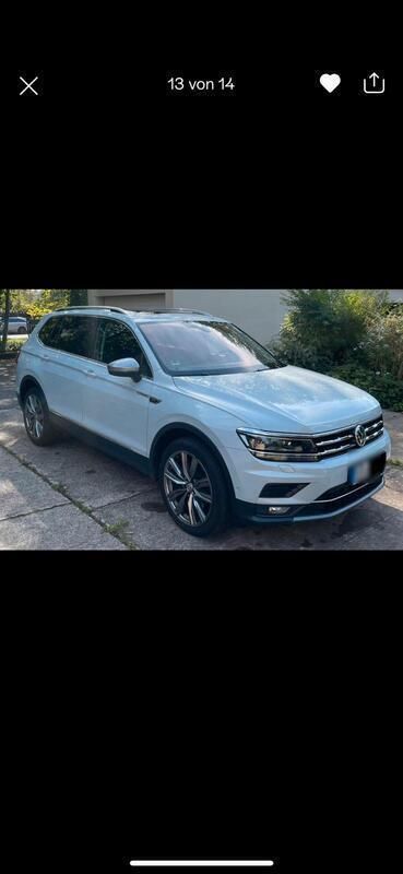 Weiß Gebraucht 2018 VW Tiguan Allspace SUV | 26.500 € (Guter Preis) - Bild 1/4