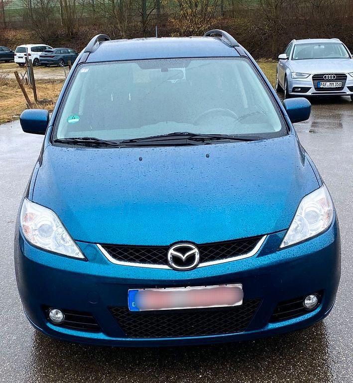 Gebraucht Mazda 5 Exclusive 116 PS (85 kW) 2006 Blau Van / Kleinbus