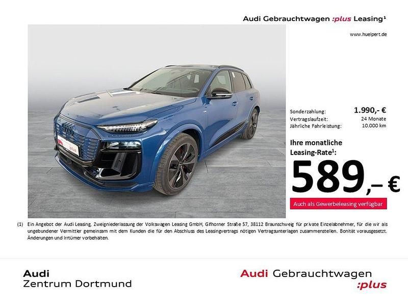 Gebraucht Audi Q6 e-tron S-Line 284 kW (387 PS) 2025 Ascariblau metallic SUV
