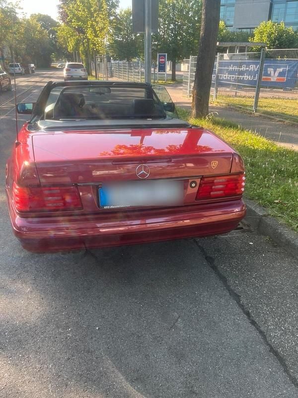 Gebraucht Mercedes SL320 231 PS (169 kW) 1996 Rot Cabrio